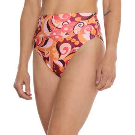 Beach Riot Highway High-Waisted Bikini Bottom in Starbright Swirl