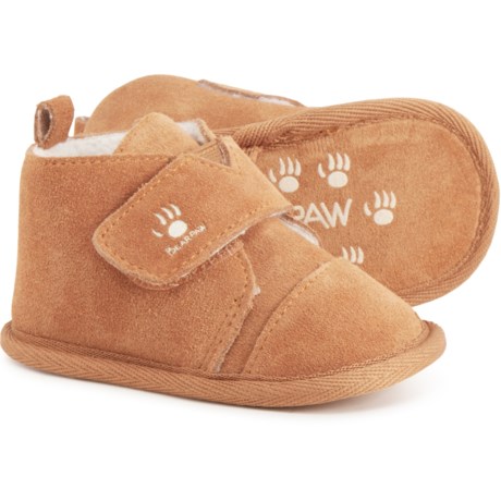 Bearpaw Baby Toddler Boys and Girls Faux-Shearling Booties - Suede in Chestnut