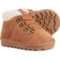 Bearpaw Baby Toddler Boys and Girls Hiker Shearling Boots - Suede in Chestnut
