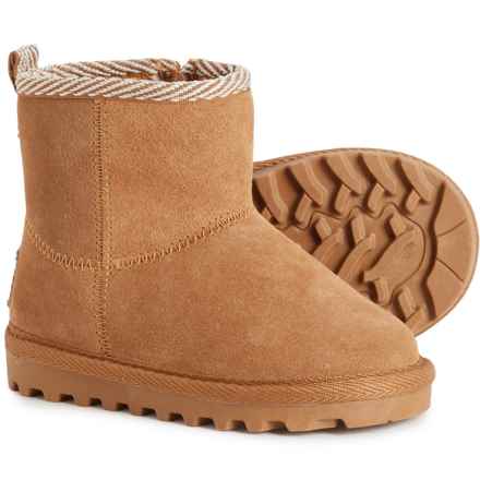 Bearpaw Baby Toddler Girls Faux-Shearling Boots - Suede in Chestnut