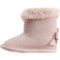 2HYMW_6 Bearpaw Baby Toddler Girls Faux-Shearling Boots - Suede