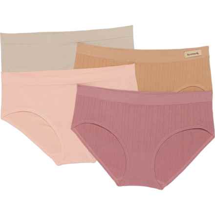 Bearpaw Big Girls Seamless Panties - 4-Pack, Briefs in Roebuck/Clouds/Lilas/Pink