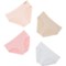 Bearpaw Big Girls Seamless Panties - 4-Pack, Briefs in Rose/Lilac/Gray/Clouds