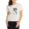 Bearpaw Desertscape Graphic T-Shirt - Short Sleeve in Whisper White