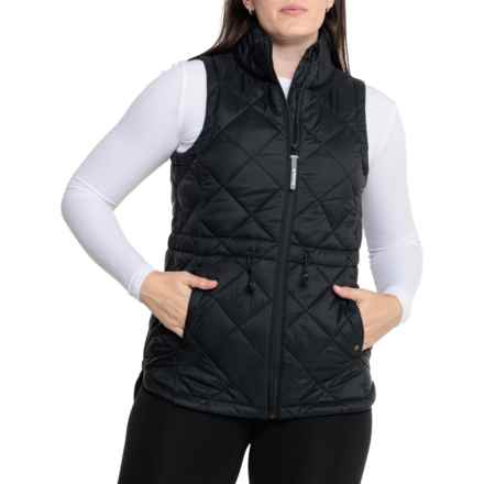 Bearpaw Diamond Quilted Midweight Vest - Insulated in Black