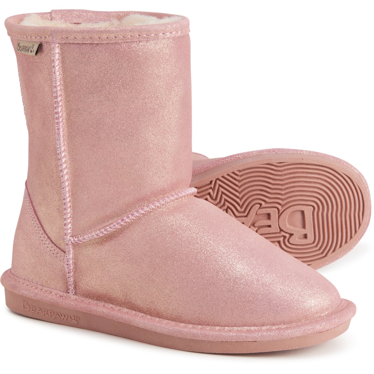 pink bearpaw boots