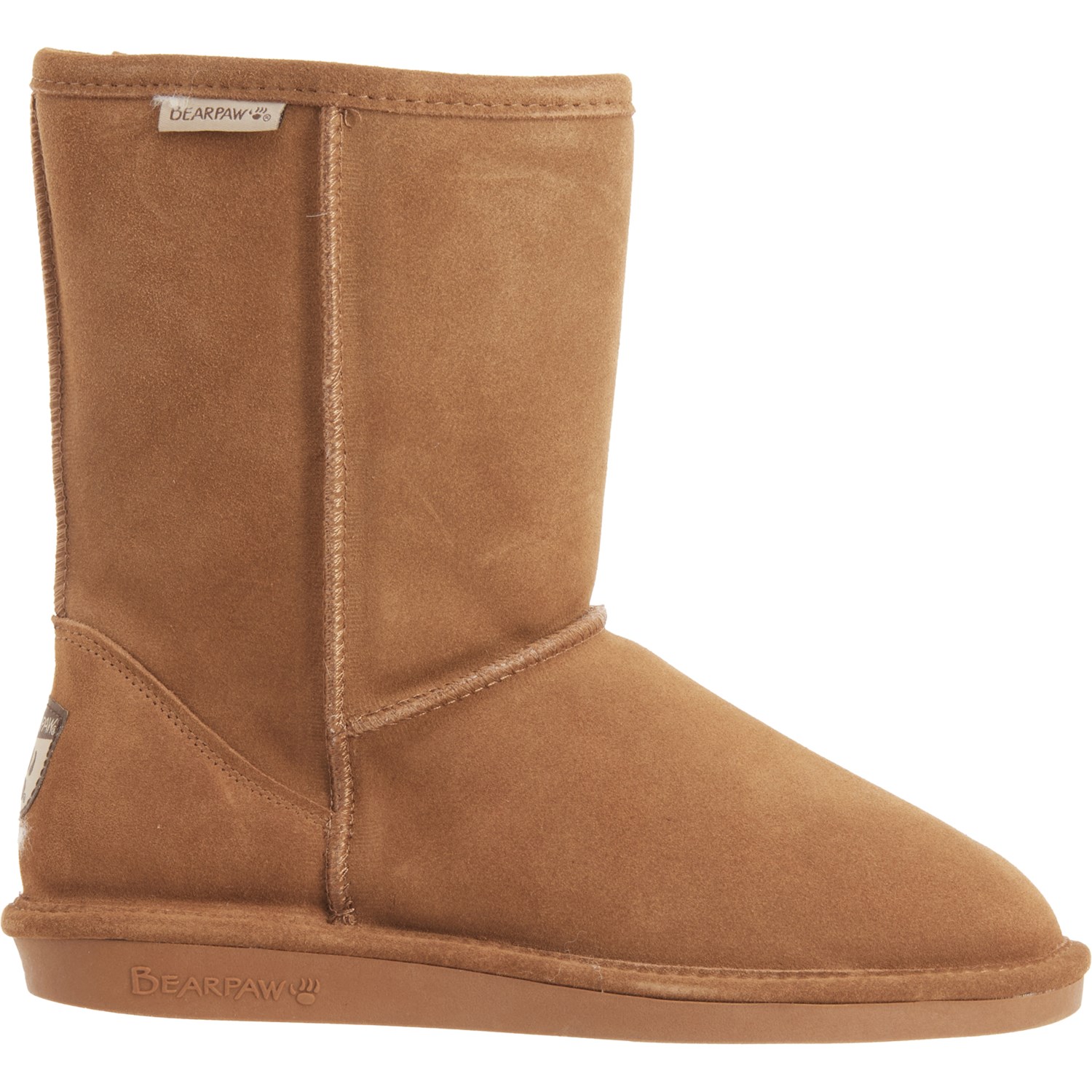 bearpaw women's eva short neverwet sheepskin boots