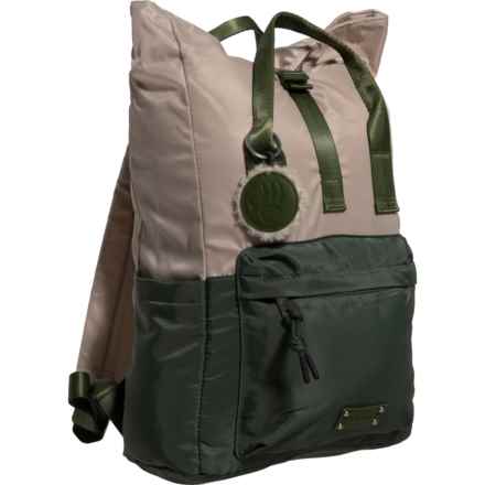 Bearpaw Fold-Over Backpack (For Women) in Olive
