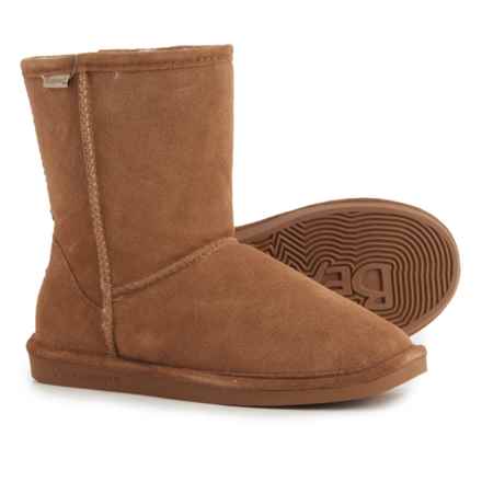 Bearpaw Girls Eva Boots - Suede in Hickory Neverwet