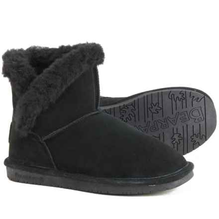 Bearpaw Heidi II Ankle Boots - Suede (For Women) in Black Ii