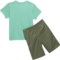 4DJHY_2 Bearpaw Little Boys National Parks T-Shirt and Shorts Set - Short Sleeve