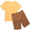 4DJJC_2 Bearpaw Little Boys National Parks T-Shirt and Shorts Set - Short Sleeve