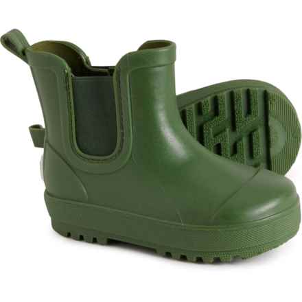 Bearpaw Little Boys Rain Boots - Waterproof in Hunter Green