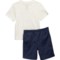 3YTMP_3 Bearpaw Toddler Boys National Parks T-Shirt and Shorts Set - Short Sleeve