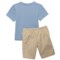 3YTMU_2 Bearpaw Toddler Boys National Parks T-Shirt and Shorts Set - Short Sleeve