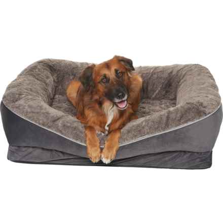 beautyrest ultra plush cuddler dog bed