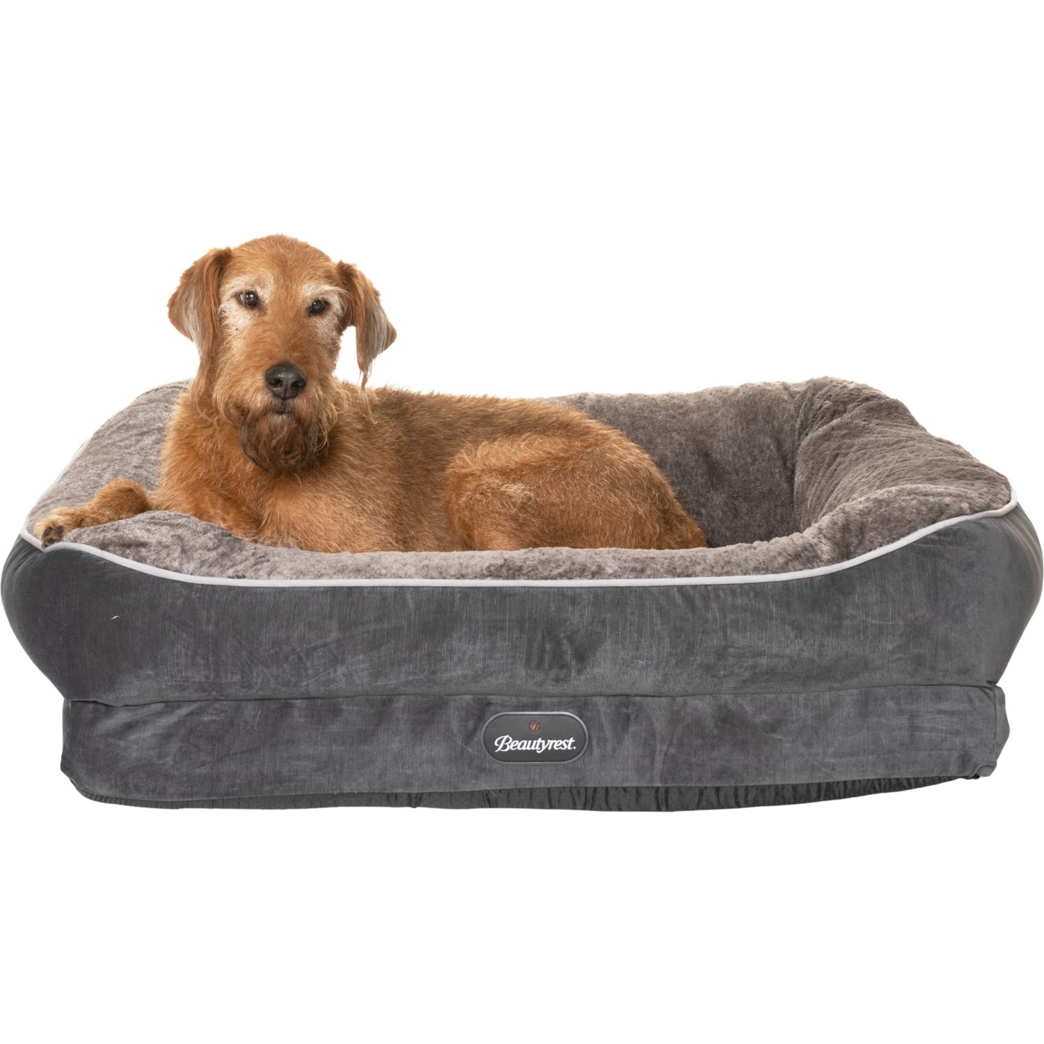 Beautyrest Ultra-Plush Cuddler Dog Bed - 42x34x11”