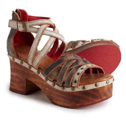 Bed Stu Antonelli Platform Sandals - Leather (For Women) in Nectar