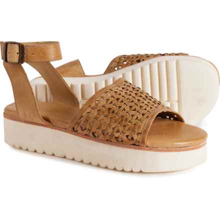 Bed Stu Brisa Platform Sandals - Leather (For Women) in Cashew