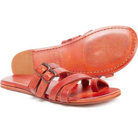 Bed Stu Hilda Flat Sandals - Leather (For Women) in Orange Dd