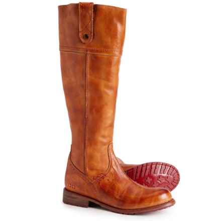 Bed Stu Jacqueline Tall Boots - Leather, Wide Calf (For Women) in Pecan Rustic