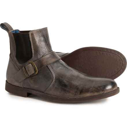 Bed Stu Michelangelo Chelsea Boots - Leather (For Men) in Graphito Rustic White