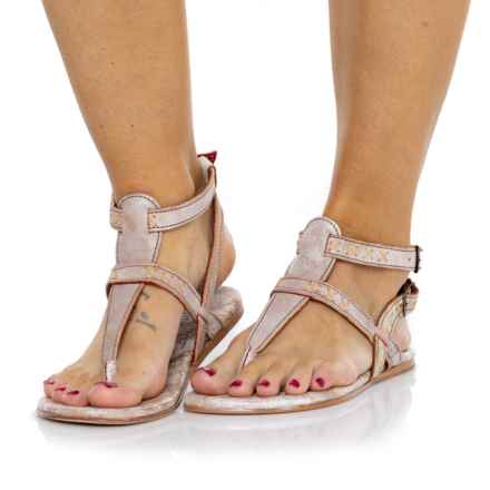 Bed Stu Moon Flat Sandals - Leather (For Women) in Jasper Multi Lux