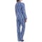 3903Y_7 BedHead Patterned Cotton Knit Pajamas - Long Sleeve (For Women)
