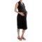 9007W_4 Belly Basics Stretch Maternity Dress - Sleeveless (For Women)