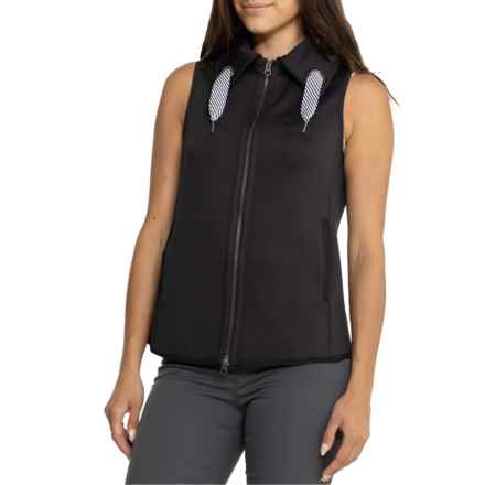 Belyn Key Grommet Vest in Onyx