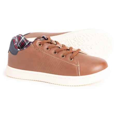 Ben Sherman Boys Hardie Sneakers in Chestnut/Navy/Wht