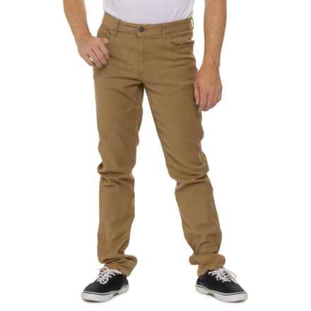 Ben Sherman Stretch Twill Loop Back Terry Pants in Ermine