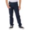 Ben Sherman Stretch Twill Loop Back Terry Pants in Navy Blazer