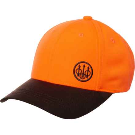 Beretta Trident Upland Baseball Cap (For Men and Women) in Tobacco/Blaze Orange