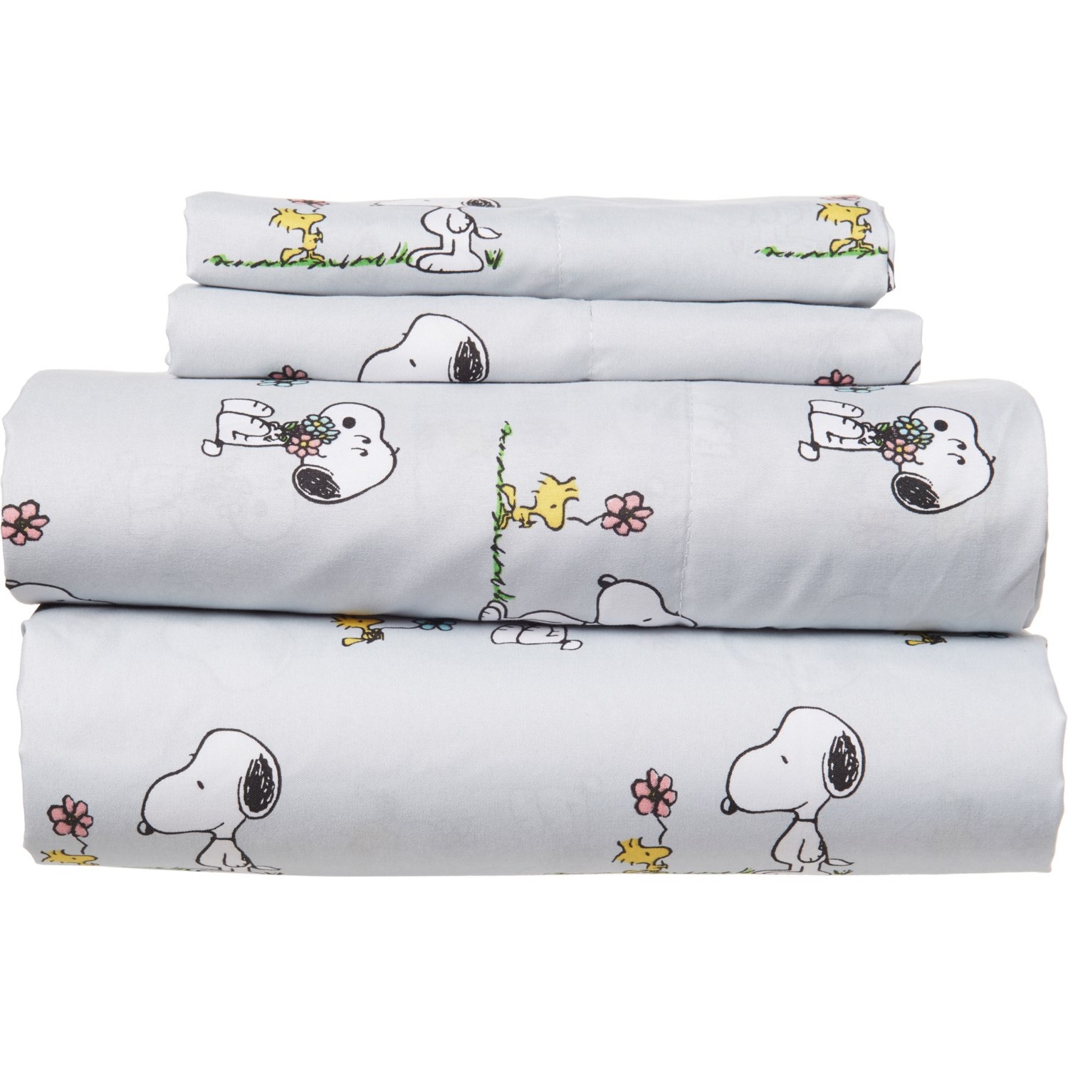 Berkshire Blanket Spring Is In The Air Snoopy And Woodstock Sheet