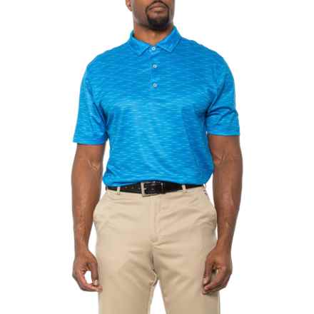 Bermuda Sands Dexter Polo Shirt - UPF 50+, Short Sleeve in Blue