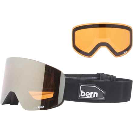 Bern B-1 Snowsport Goggles in Black/Silver Mirror