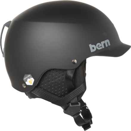 Bern Baker Classic Ski Helmet - BOA® Crank Fit (For Men and Women) in Matte Black