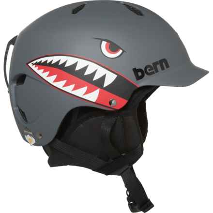 Bern Bandito EPS Ski Helmet - MIPS (For Boys and Girls) in Matte Flying Tiger/Black Liner