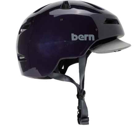 Bern Brentwood 2.0 Bike Helmet with Visor (For Men and Women) in Gloss Deep Purple