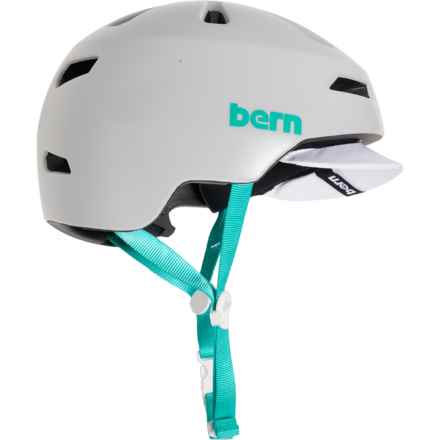Bern Brentwood 2.0 Bike Helmet with Visor (For Men and Women) in Satin Cool Grey