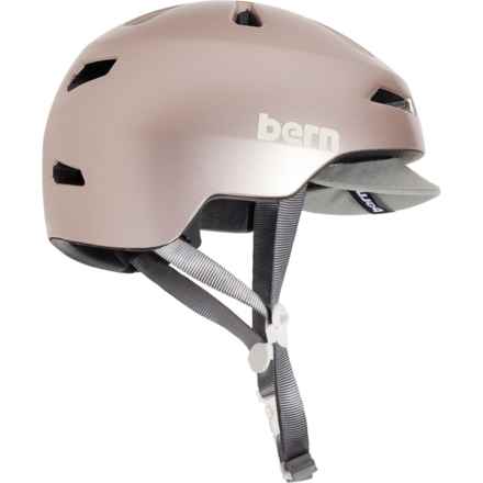 Bern Brentwood 2.0 Bike Helmet with Visor (For Men and Women) in Satin Rose Gold