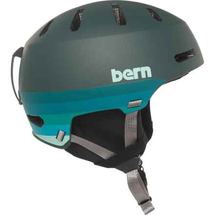 Bern Macon 2.0 Ski Helmet - MIPS (For Men) in Matte Retro Forest Green/Black