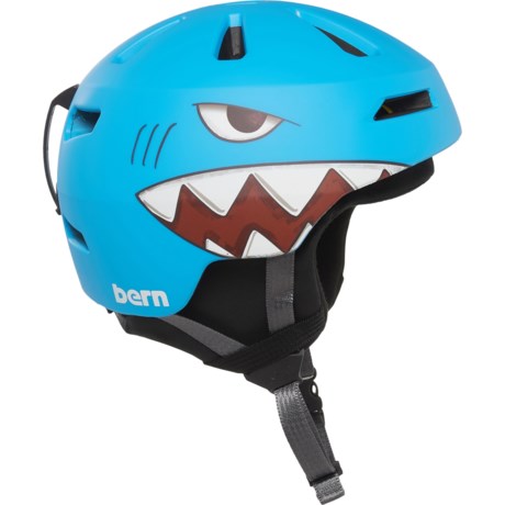 Bern Nino 2.0 Multi-Sport Helmet - MIPS (For Boys and Girls) in Matte Shark Bite/Black