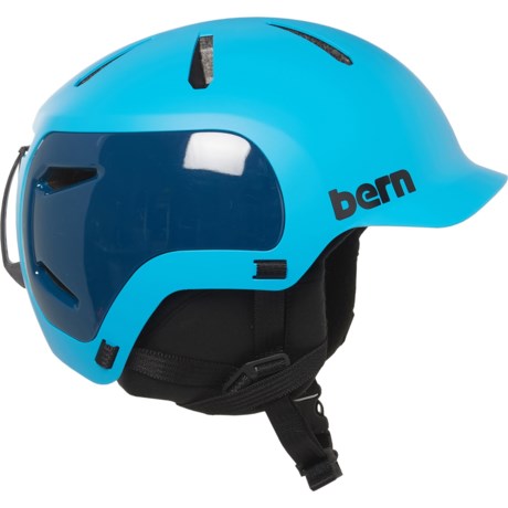 Bern Watts 2.0 Ski Helmet - MIPS in Matte Ocean Blue/Black