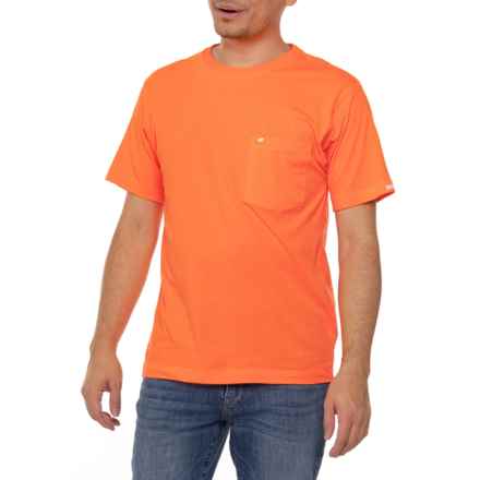 BERNE High-Performance Pocket T-Shirt - Short Sleeve in Orange