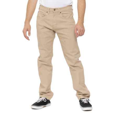BERNE Relaxed Fit Unlined Jeans - Straight Leg in Sand