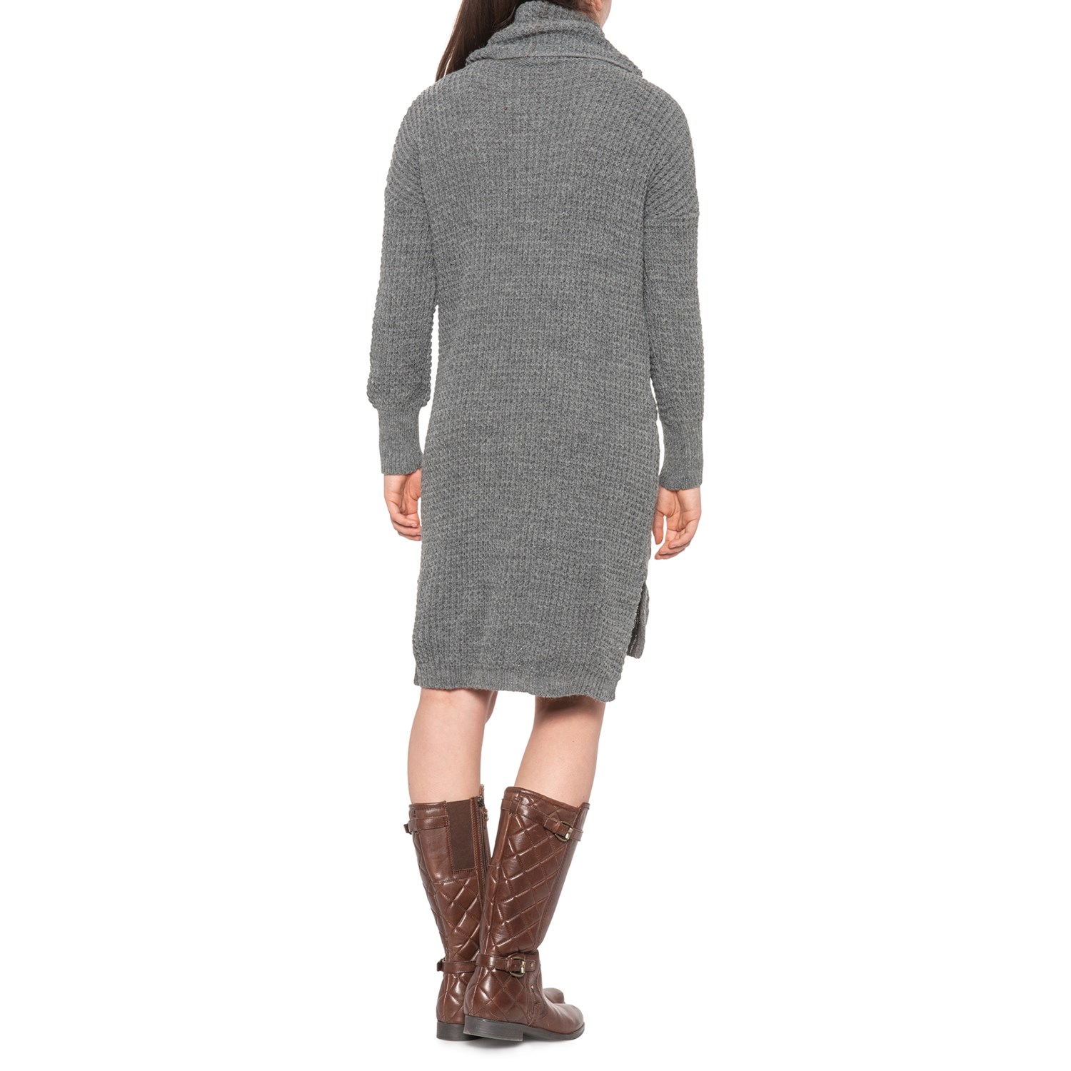 cable knit jumper dress womens