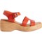 3NTRT_3 BERTUCHI Made in Spain H-Band Wedge Sandals - Leather (For Women)