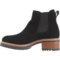2KCWM_4 BERTUCHI Made in Spain Lug Sole Chelsea Boots - Suede (For Women)